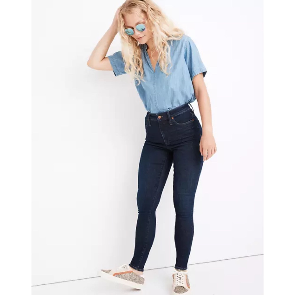 Madewell Petite Curvy High-Rise Skinny Jeans